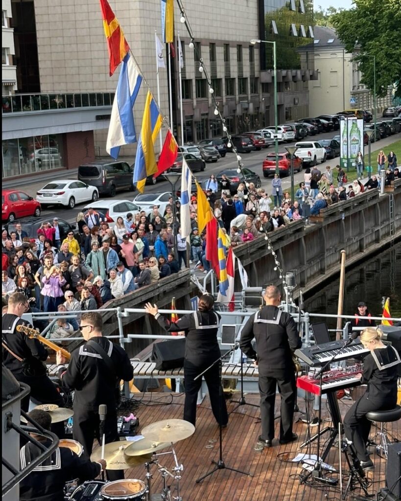 NAVEUR-NAVAF Band Performs during BALTOPS 24