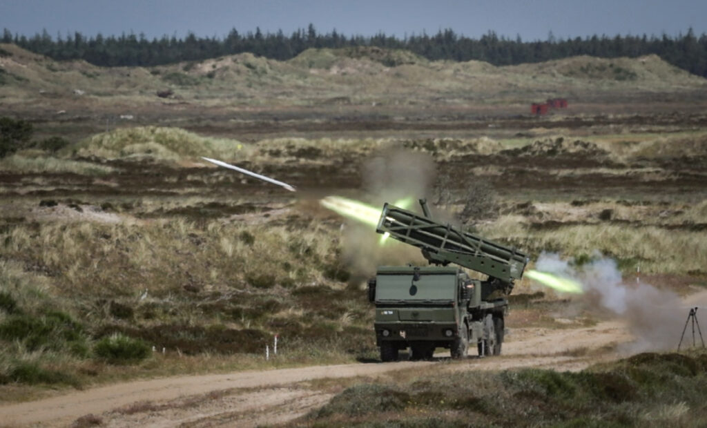 Danish Military Tests First PULS Rocket Artillery System