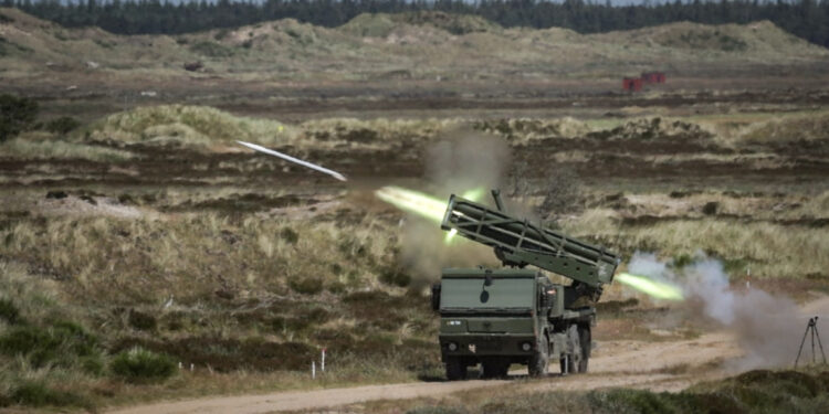 Danish Military Tests First PULS Rocket Artillery System