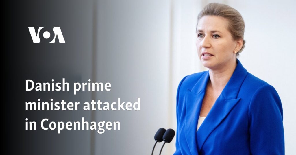 Danish prime minister attacked in Copenhagen