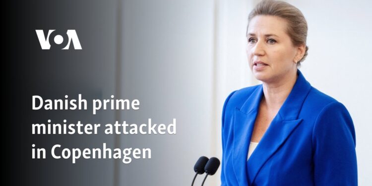 Danish prime minister attacked in Copenhagen