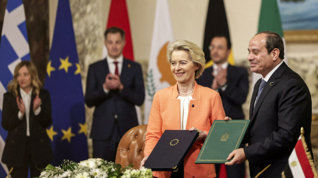 EU pledges €7.4 billion in aid to Egypt as it seeks to curb migration
