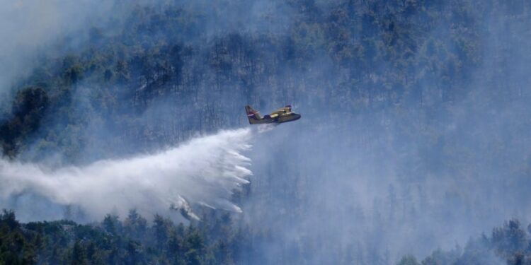 aerial wildland firefighting in europe