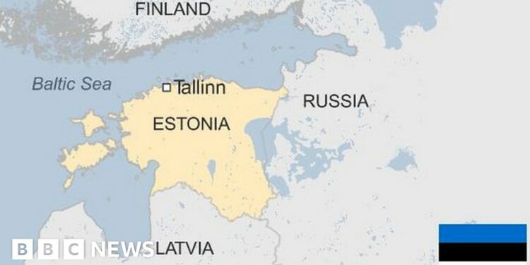 map of Estonia