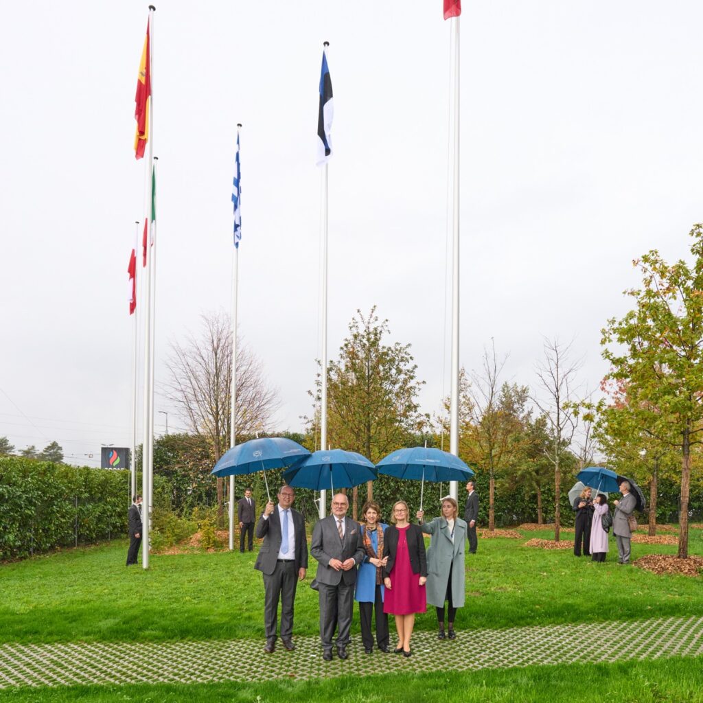 Estonian flag raised at CERN