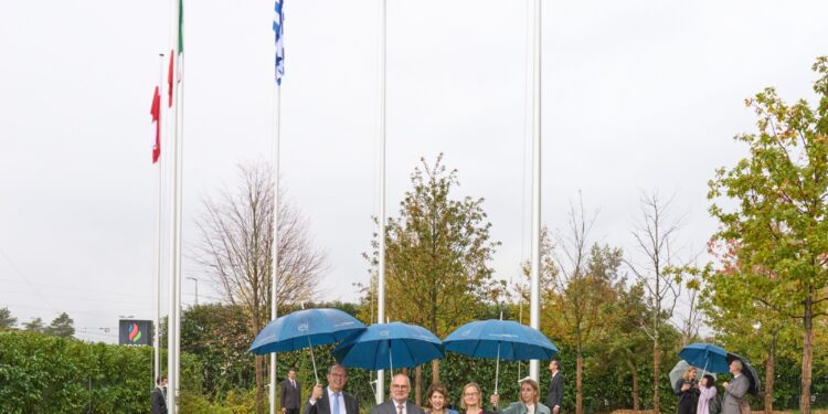 Estonian flag raised at CERN
