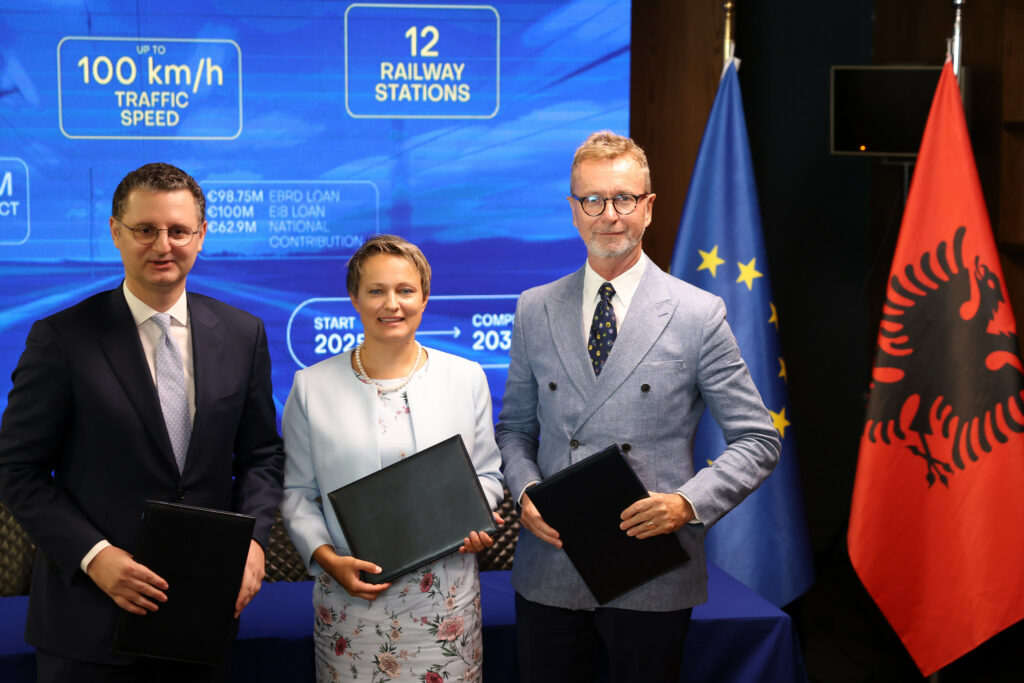 European Union Provides €136 Million Grant for Reconstruction of Vore-Hani i Hotit Railway Line
