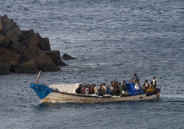 Thousands of migrants crammed in often ramshackle boats from West Africa are reaching the Canary Islands in ever-greater numbers (Antonio SEMPERE)