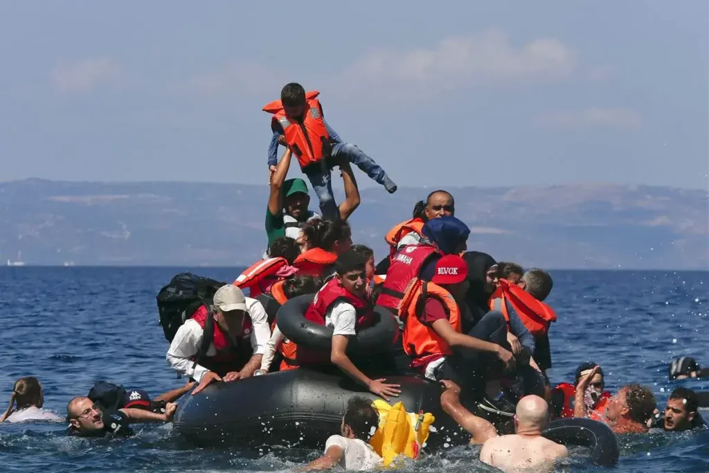 Four killed as boat carrying migrants capsizes off Greece