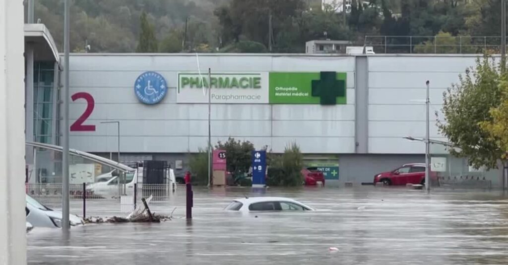 France places six departments on red alert for flooding due to heavy rains