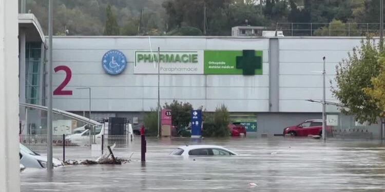 France places six departments on red alert for flooding due to heavy rains