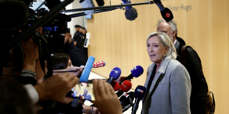 France's far-right leader Marine Le Pen goes on trial in much-awaited EU embezzlement case