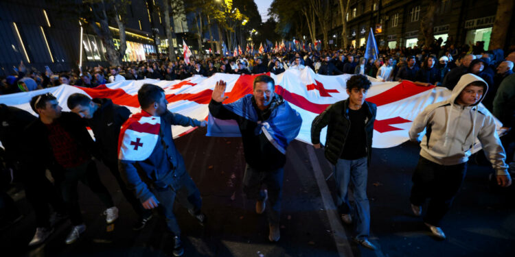 Georgia votes in crucial test for democracy, EU ambitions