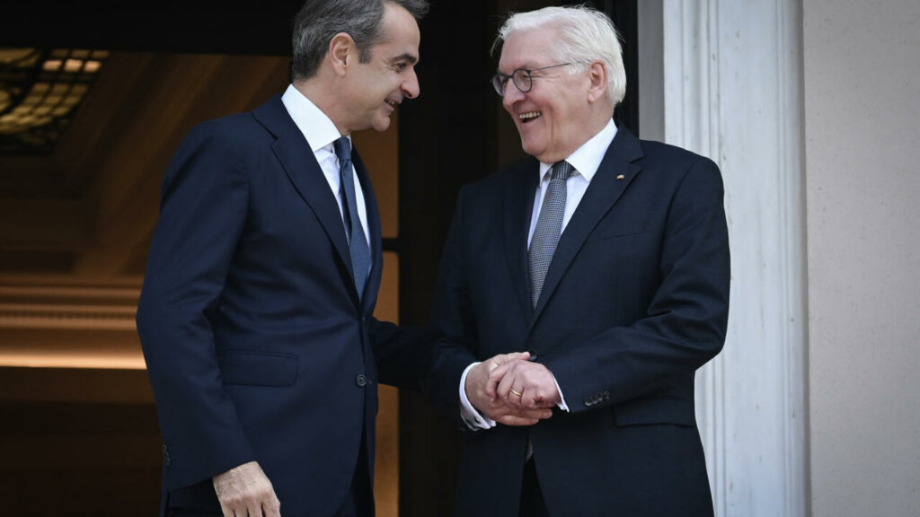 German president visits Greek village gutted by Nazi forces