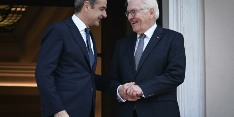 German president visits Greek village gutted by Nazi forces