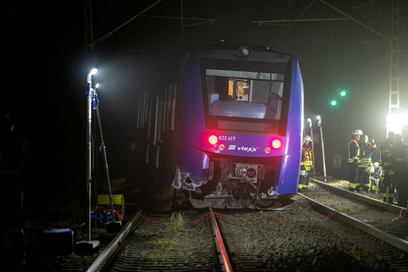 German regional train carrying nearly 200 travellers derails