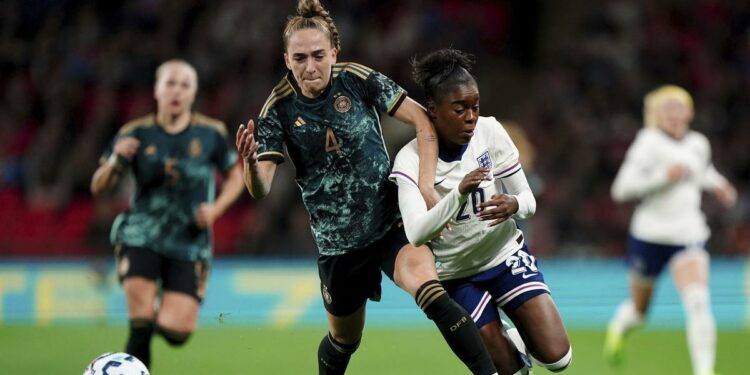 Germany beats England 4-3 in women’s friendly on road to Euro 2025