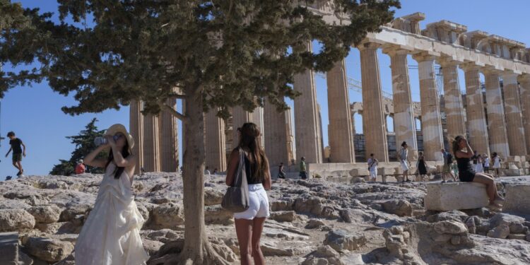 Greece shuts Acropolis during the hottest part of day as Europe sees heat wave