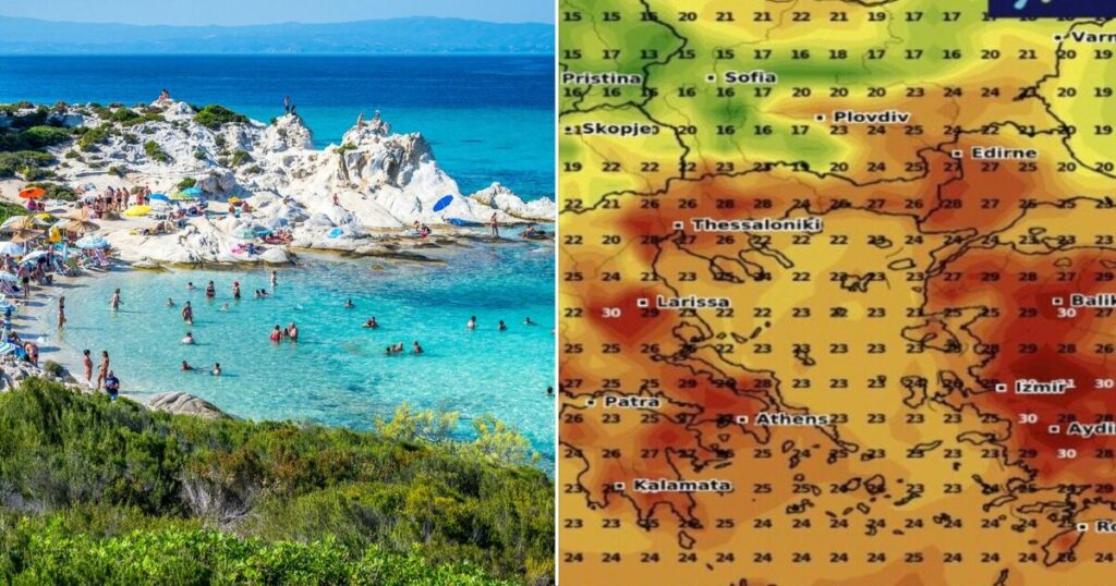 Greece weather: Maps turned red by last breath of 32C heat | Weather | News