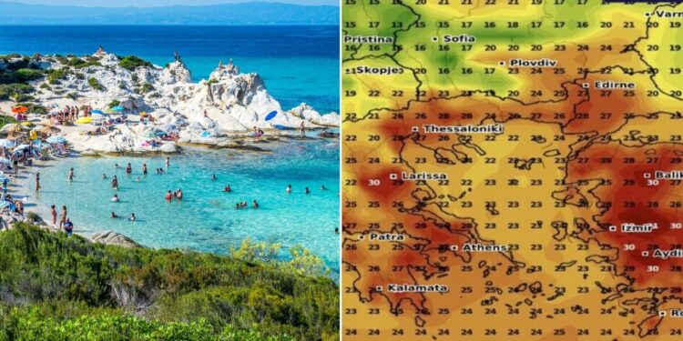 Greece weather: Maps turned red by last breath of 32C heat | Weather | News