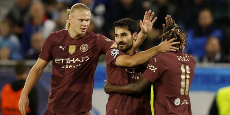 Haaland nets 42nd Champions League goal in Man City's 4-0 rout of Slovan Bratislava