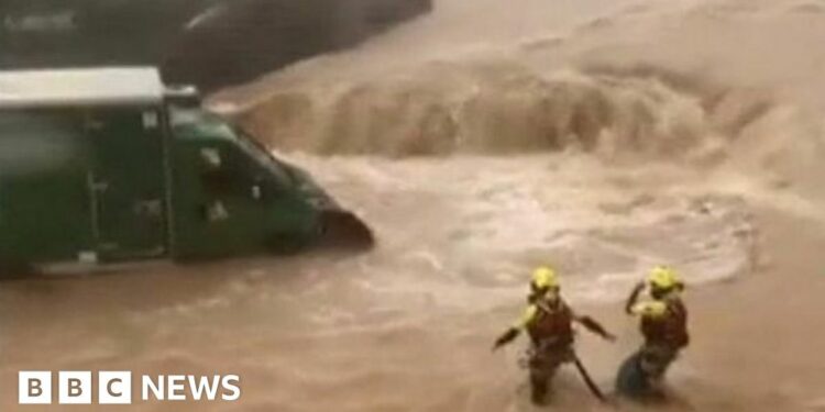 Hailstorms and floods sweep through parts of Spain