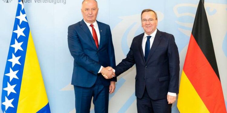 Helez and Pistorius discussed Cooperation between Germany and BiH