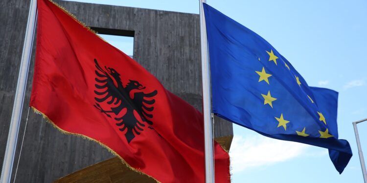 flags albania eu