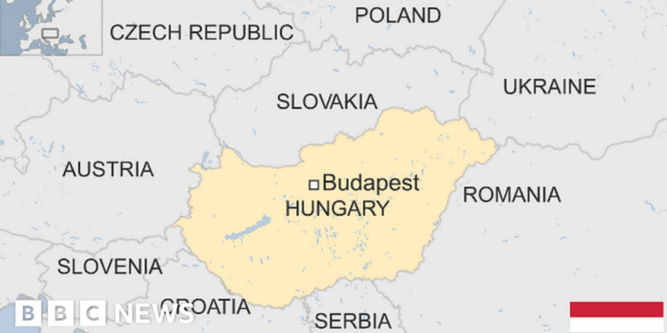 Map of Hungary