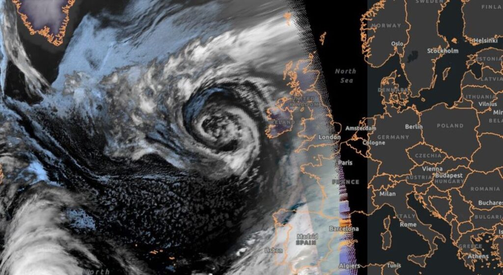 Hurricane Kirk Remnants Forecast to Hit Europe This Week