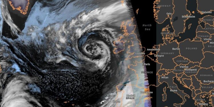 Hurricane Kirk Remnants Forecast to Hit Europe This Week