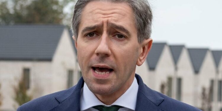 Ireland's Taoiseach Simon Harris.