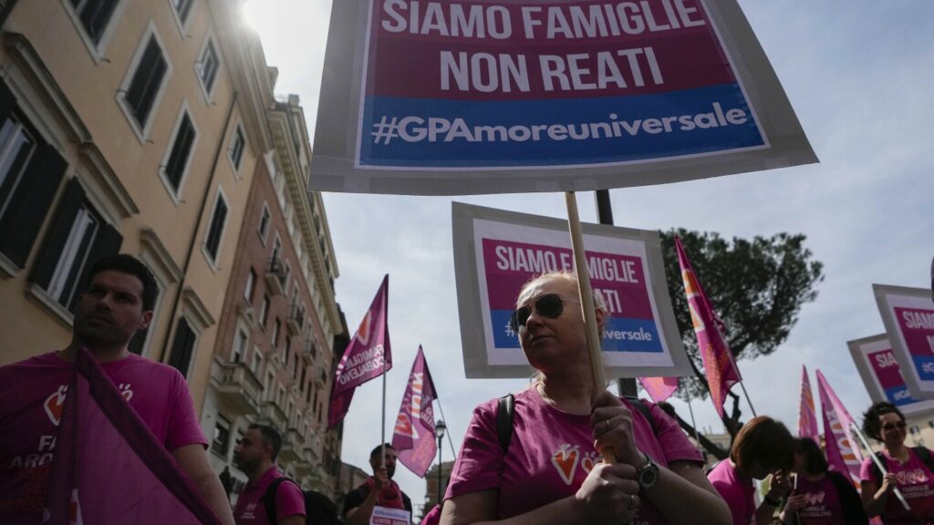 Italy expands ban on surrogacy to overseas. Critics say it targets same-sex couples