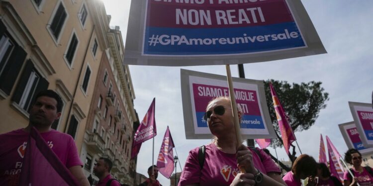 Italy expands ban on surrogacy to overseas. Critics say it targets same-sex couples