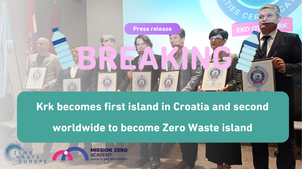 Krk becomes first island in Croatia and second worldwide to become Zero Waste island