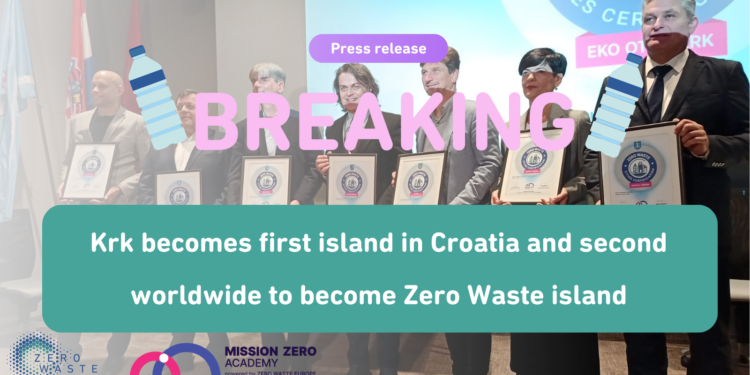 Krk becomes first island in Croatia and second worldwide to become Zero Waste island