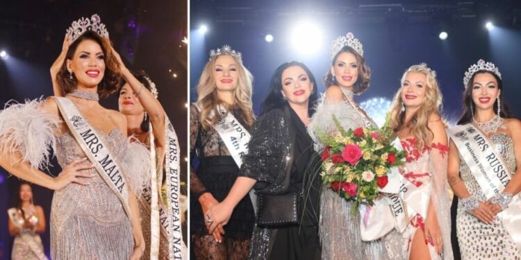 Lana Bowden Earns Malta Its Third Win In A Row As Mrs European Nations Globe 2024