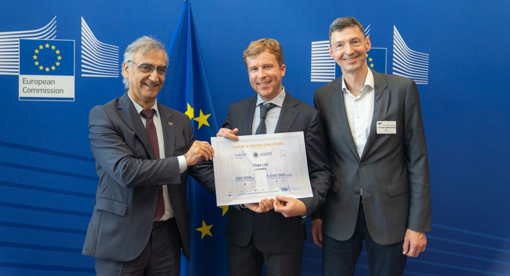 Latvia’s Tilde wins major European AI prize / Article