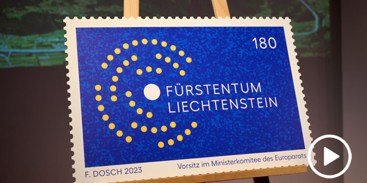 Liechtenstein stamps send the Council of Europe into the heart of your home