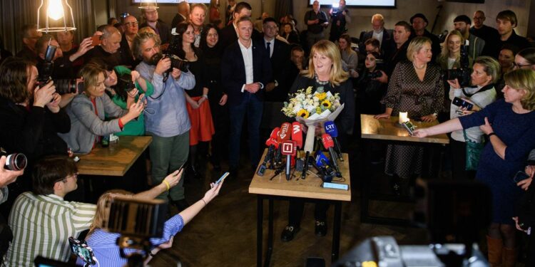 Lithuanian Social Democrats win election first round