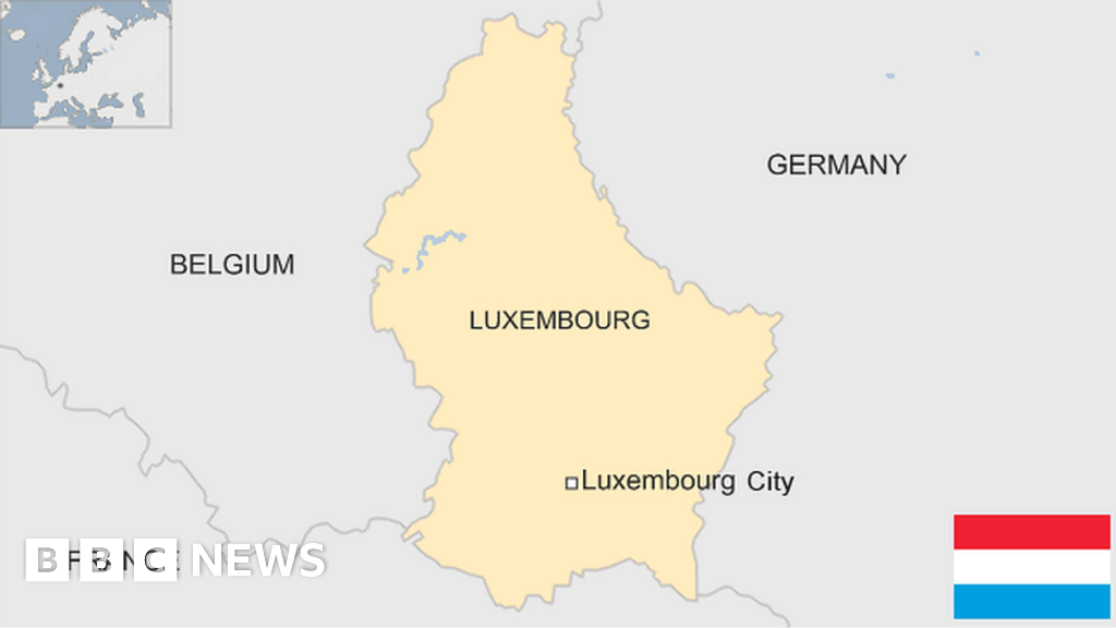 Map of Luxembourg