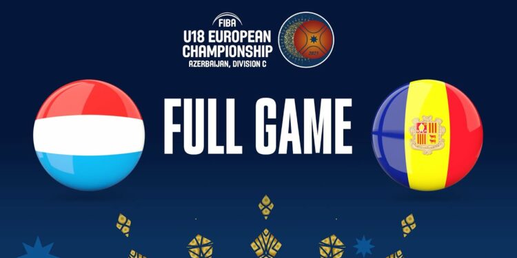 Luxembourg v Andorra | Full Basketball Game | FIBA U18 European Championship 2023 – FIBA U18 European Championship 2023, Division C