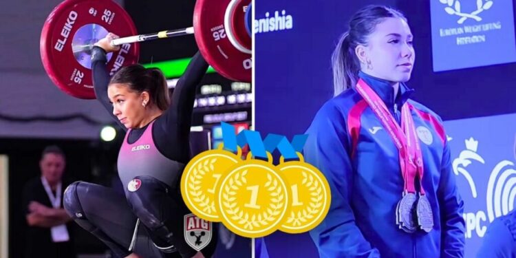 Malta Goes 3-For-3! Tenishia Thornton Wins Three Gold Becoming Junior European Weightlifting Champion