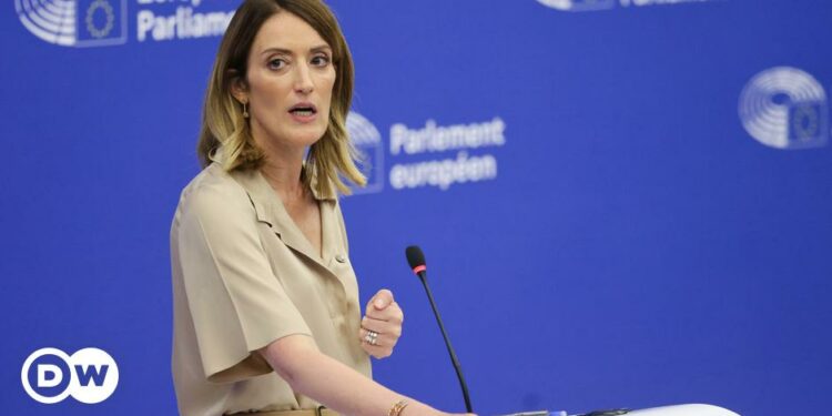 Malta's Metsola reelected as EU Parliament president – DW – 07/16/2024