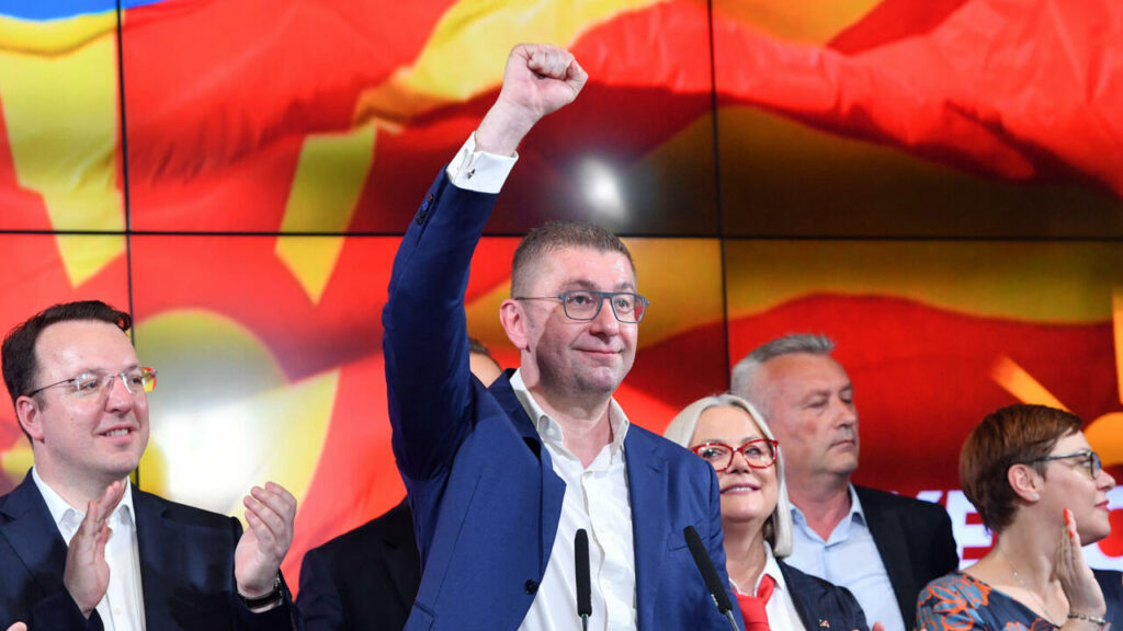 N. Macedonia's nationalist opposition sweeps elections, setting rocky path for EU accession