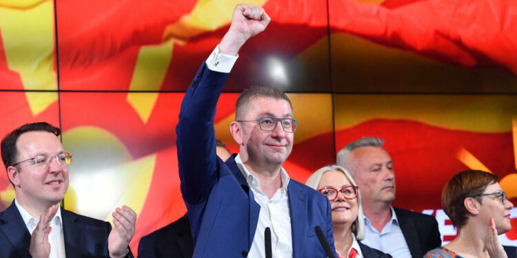 N. Macedonia's nationalist opposition sweeps elections, setting rocky path for EU accession