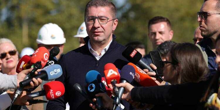 North Macedonia PM Mickoski Hopes for Stable Bulgarian Government to Unblock Skopje's EU Path