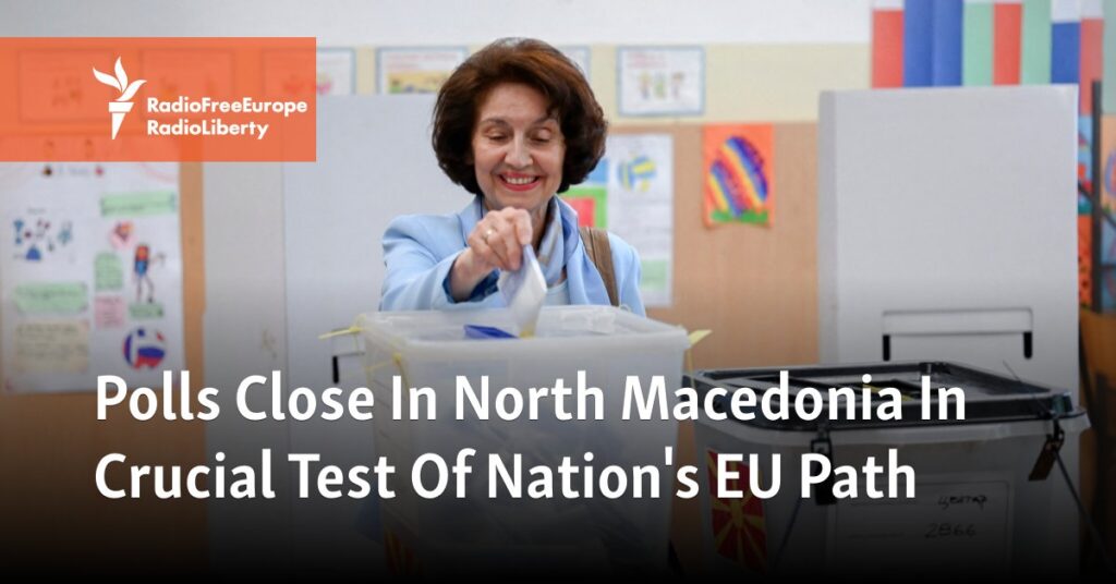 North Macedonia Ruling Party Concedes As Opposition Wins Dual Votes - Radio Free Europe / Radio Liberty