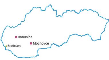 Nuclear Power Plants in Slovakia Map