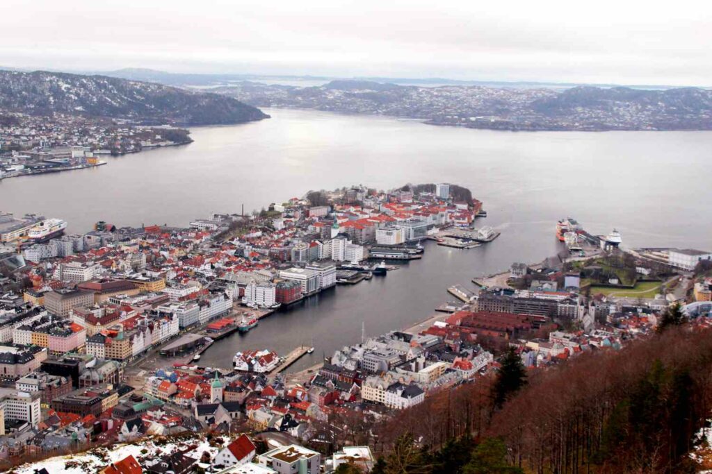 On Board the Scenic Bergen Railway in Norway